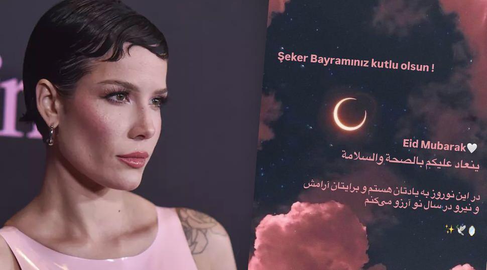 D&uuml;nyaca &uuml;nl&uuml; yıldız Halsey'den T&uuml;rk&ccedil;e bayram mesajı!