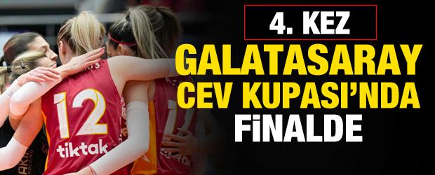 Galatasaray Kadın Voleybol Takımı CEV Kupası'nda finale y&uuml;kseldi!