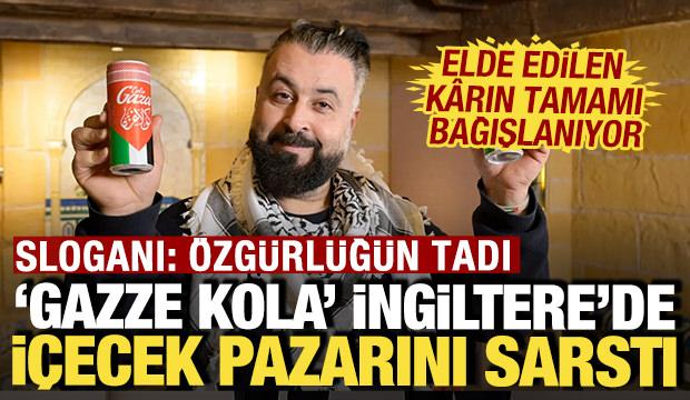 Gazze Kola İngiltere'de i&ccedil;ecek piyasasını sarstı: K&acirc;rın tamamı bağışlanıyor