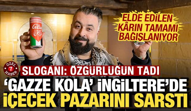 Gazze Kola İngiltere'de i&ccedil;ecek piyasasını sarstı: K&acirc;rın tamamı bağışlanıyor