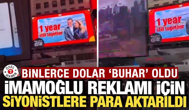 İmamoğlu reklamı i&ccedil;in Siyonistlere para aktarıldı: Binlerce dolar 'buhar' oldu