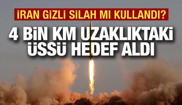 İran 4 bin km uzaklıktaki &uuml;ss&uuml; hedef aldı! ABD basını "&ouml;nemli tehdit" dedi