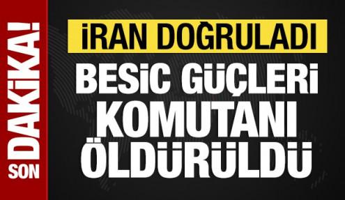 İran doğruladı: Besic G&uuml;&ccedil;leri Komutanı S&uuml;leymani &ouml;ld&uuml;r&uuml;ld&uuml;