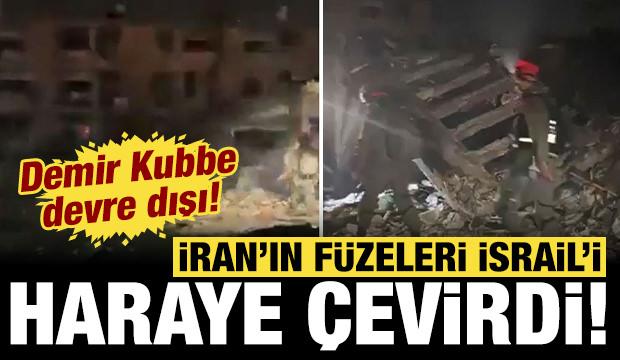 İran İsrail'i harabeye &ccedil;evirdi: Demir Kubbe devre dışı kaldı!