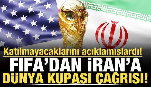 İran rest &ccedil;ekmişti! FIFA'dan D&uuml;nya Kupası &ccedil;ağrısı!