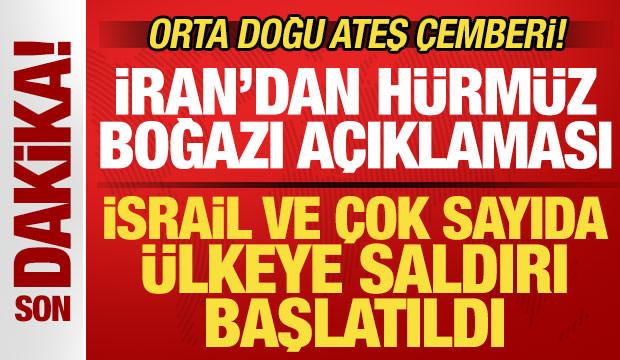 İran'dan son dakika savaş a&ccedil;ıklaması! İsrail ve &ccedil;ok sayıda &uuml;lkeye saldırı başlatıldı