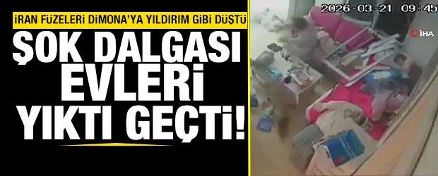 İran'ın f&uuml;zelerinin dalgası İsrail'deki evleri darmadağın etti