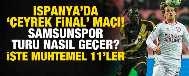 İspanya'da tur hesapları! Rayo Vallecano - Samsunspor: Muhtemel 11'ler