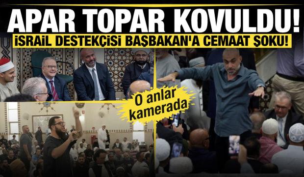 İsrail destek&ccedil;isi Başbakan'a cemaat şoku: Camiden apar topar kovuldu! 