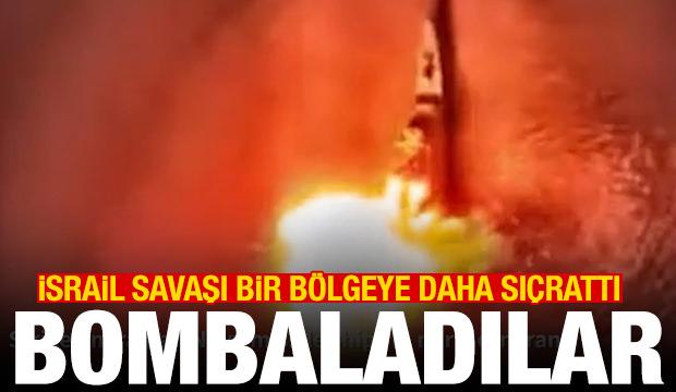 İsrail, İran'la savaşı bir b&ouml;lgeye daha sı&ccedil;rattı! Bombaladılar