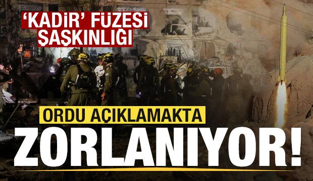 İsrail ordusu a&ccedil;ıklamakta zorlanıyor! 'Kadir' f&uuml;zesi şaşkınlığı