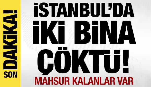 İstanbul Fatih'te 2 bina &ccedil;&ouml;kt&uuml;!