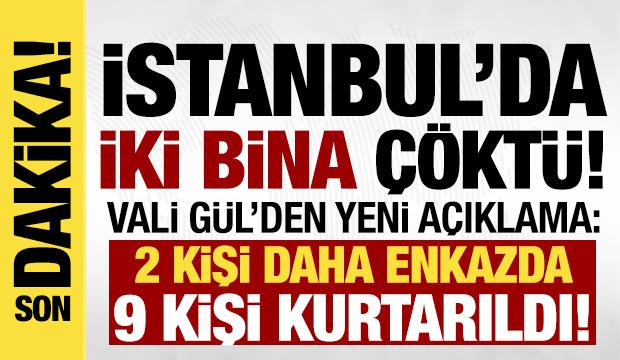 İstanbul Fatih'te 2 bina &ccedil;&ouml;kt&uuml;!