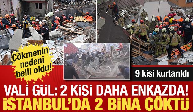 İstanbul Fatih'te 2 bina &ccedil;&ouml;kt&uuml;!