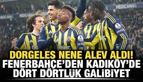 Kadık&ouml;y'de Nene şov! Fenerbah&ccedil;e'den d&ouml;rt d&ouml;rtl&uuml;k zafer