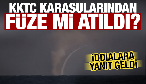 KKTC karasularından f&uuml;ze mi atıldı? Sosyal medyayı sallayan iddiaya yanıt!