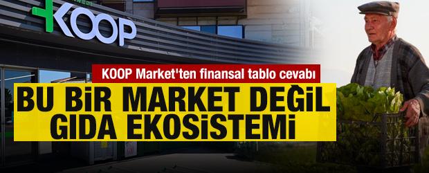  KOOP Market'ten finansal tablo cevabı: Bu bir market değil, gıda ekosistemi