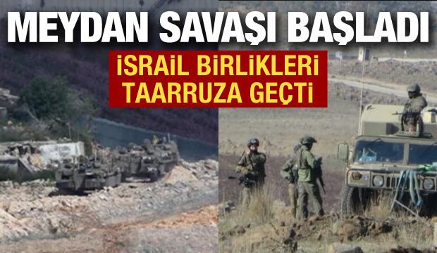 L&uuml;bnan'da meydan savaşı başladı! İsrail birlikleri taarruza ge&ccedil;ti