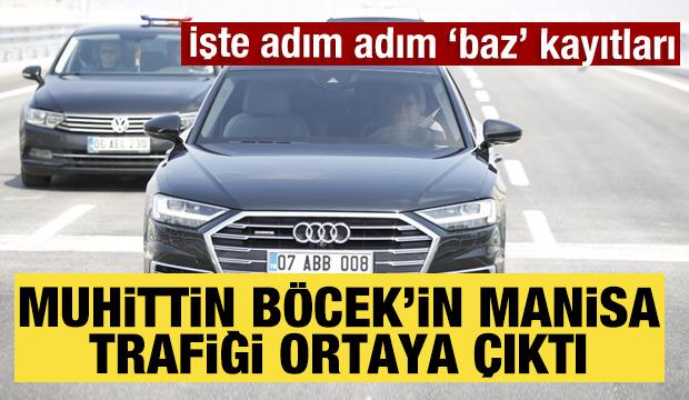 Muhittin B&ouml;cek&rsquo;in 15 Ocak 2024'teki Manisa trafiği ortaya &ccedil;ıktı 