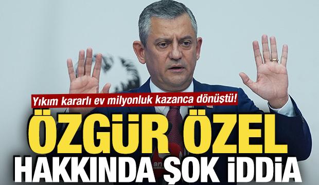 &Ouml;zg&uuml;r &Ouml;zel hakkında şok iddia! Yıkım kararlı ev milyonluk kazanca d&ouml;n&uuml;şt&uuml;