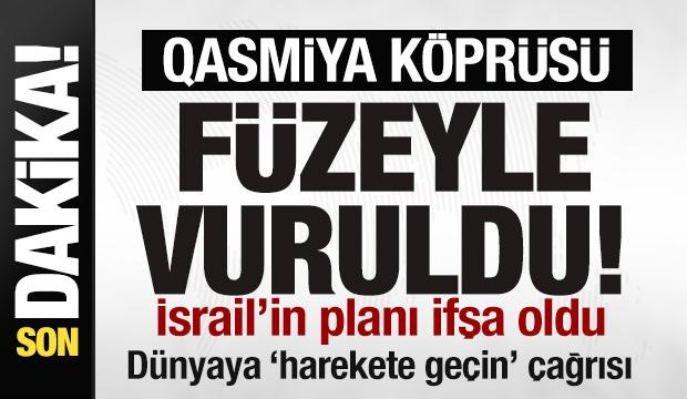 Savaş yayılıyor! Qasmiya K&ouml;pr&uuml;s&uuml; f&uuml;zeyle vuruldu! İsrail'in planı ifşa oldu! D&uuml;nyaya &ccedil;ağrı