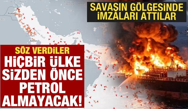 Savaşın g&ouml;lgesinde petrol anlaşması: Hi&ccedil;bir &uuml;lke sizden &ouml;nce petrol almayacak