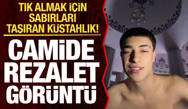 Sosyal medya i&ccedil;in camide soyunup k&uuml;f&uuml;rl&uuml; video &ccedil;eken şahıs tutuklandı