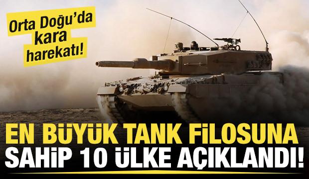 Tel Aviv'den L&uuml;bnan'a kara harekatı başladı! En g&uuml;&ccedil;l&uuml; tank orduları belli oldu