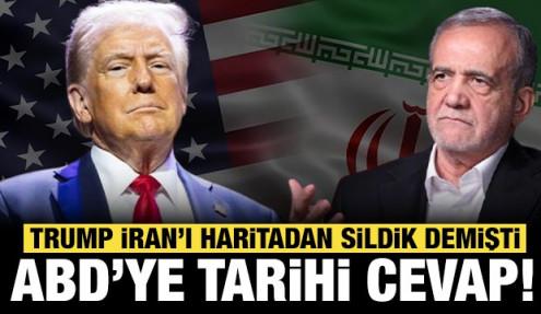 Trump "İran'ı haritadan sildik" demişti: Pezeşkiyan'dan &ccedil;ok sert a&ccedil;ıklama!