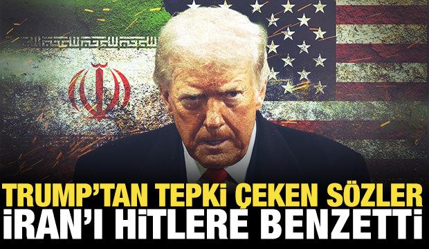 Trump'tan tepki &ccedil;eken s&ouml;zler: İran'ı Hitler'e benzetti