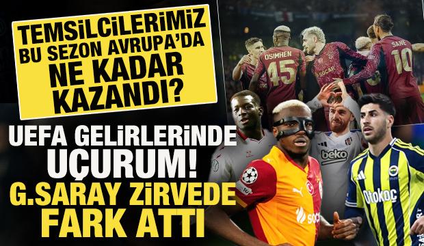 T&uuml;rk takımları ne kadar kazandı? UEFA gelirlerinde u&ccedil;urum: G.Saray zirvede fark attı