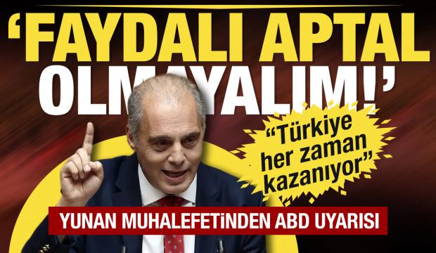 Yunan muhalefetinden ABD uyarısı: T&uuml;rkiye gibi kurnaz davranmazsak faydalı aptal oluruz