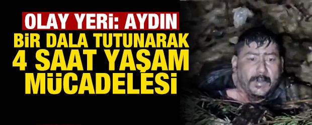 Aydın'da dere taştı: Azgın sularda 4 saatlik yaşam m&uuml;cadelesi