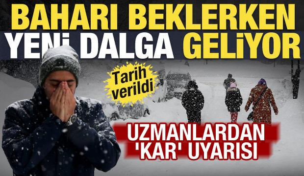 Baharı beklerken kış geri d&ouml;n&uuml;yor: Soğuk hava T&uuml;rkiye'yi vuracak, kar kapıda!