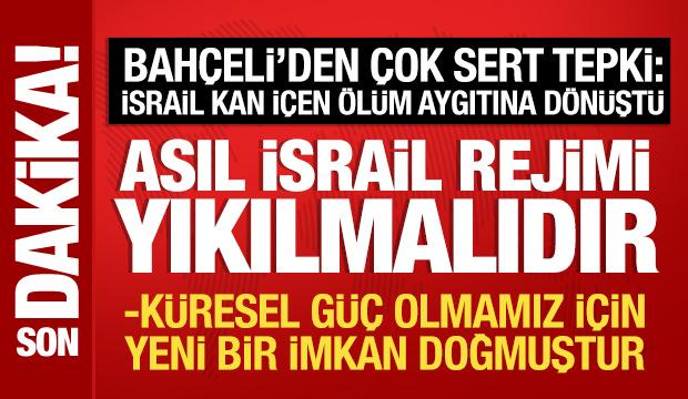 Bah&ccedil;eli: Asıl rejim değişikliği İsrail'de yaşanmalıdır