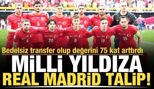Bedelsiz transfer olmuştu! 3 yılda bedelini 75 kat arttıran T&uuml;rk yıldıza Real Madrid talip