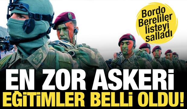 Bordo Berelilerin damga vurduğu liste! D&uuml;nyanın en zoru...