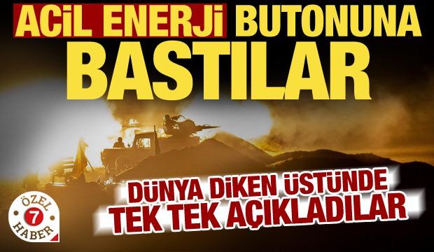 D&uuml;nya diken &uuml;st&uuml;nde: Acil enerji butonuna bastılar