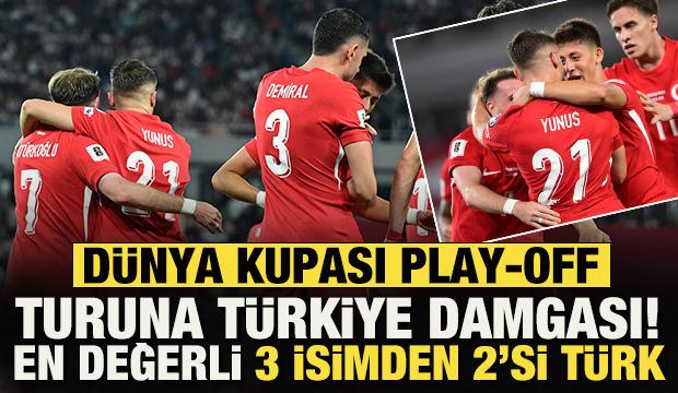 D&uuml;nya Kupası play-off turuna T&uuml;rkiye damgası! En değerli 3 oyuncudan 2'si T&uuml;rk