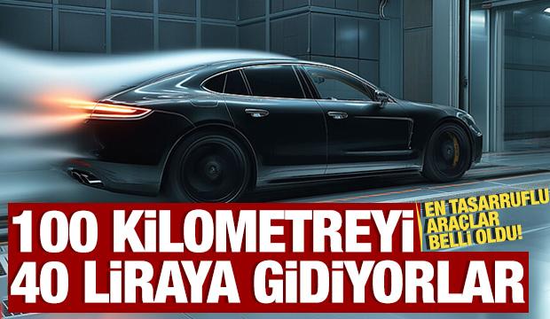 En tasarruflu ara&ccedil;lar belli oldu! 100 kilometreyi 40 liraya gidiyorlar
