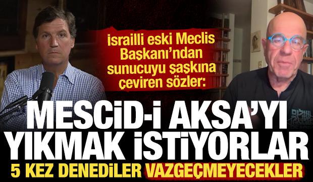 Eski Knesset Başkanından Mescidi Aksa itirafı: En az 5 kere girişim oldu!