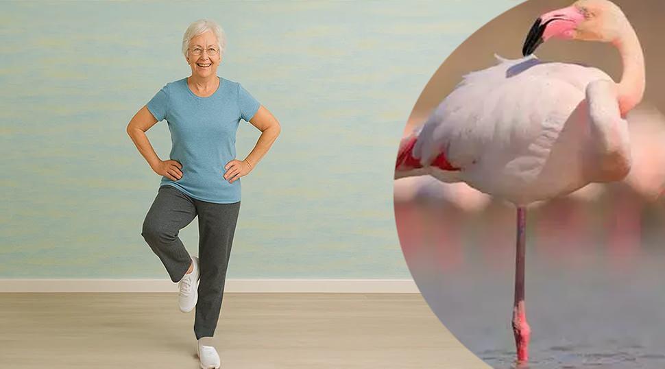 Tek ayak &uuml;zerinde durun, bedeniniz ka&ccedil; yaşında &ouml;l&ccedil;&uuml;n!