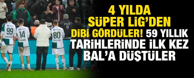 Giresunspor'un 4 yıllık &ccedil;&ouml;k&uuml;ş&uuml;! S&uuml;per Lig'den dibe... Tarihlerinde ilk kez BAL'a d&uuml;şt&uuml;ler