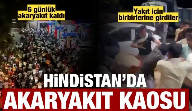 Hindistan'da 6 g&uuml;nl&uuml;k petrol ve doğal gaz kaldı: Benzin istasyonlarında kaos