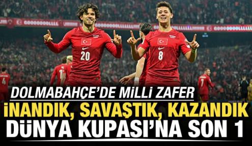 İnandık, savaştık, kazandık! D&uuml;nya Kupası'na son 1