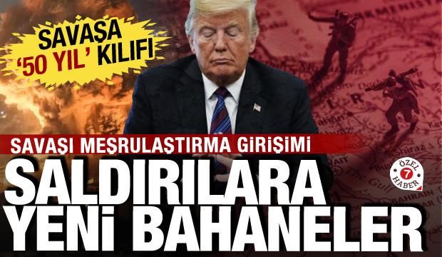İran saldırılarına kılıf aramaya başladı! ABD, "50 yıldır bize saldırıyorlar" dedi