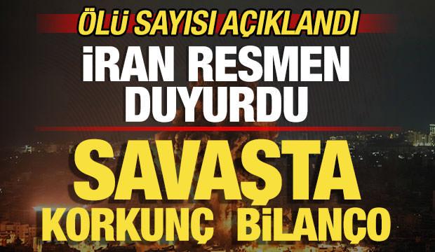 İran son dakika duyurdu! Savaşta &ouml;l&uuml; sayısı a&ccedil;ıklandı! Korkun&ccedil; bilan&ccedil;o