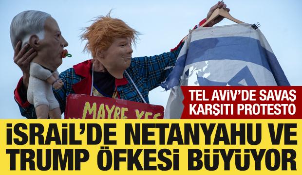 İsrail'de "Netanyahu ve Trump" &ouml;fkesi b&uuml;y&uuml;yor: Halk, savaşa karşı sokağa d&ouml;k&uuml;ld&uuml;