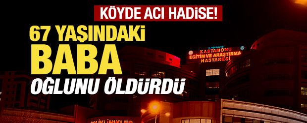 Kastamonu'da cinayet: Oğlunu av t&uuml;feğiyle vurarak &ouml;ld&uuml;rd&uuml;