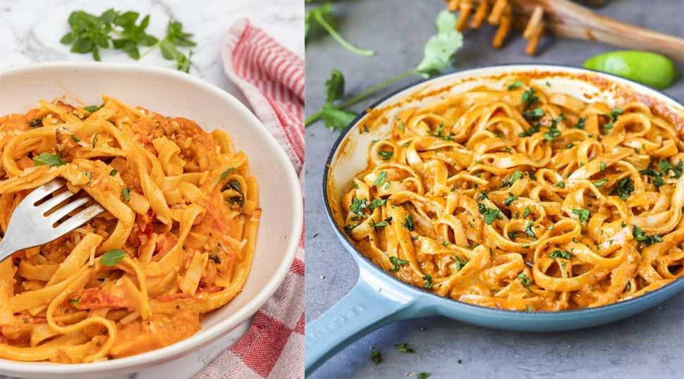 Klasik makarnaları unutun! Tek tencerede kremalı sebzeli demleme makarna tarifi